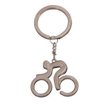 Επάργυρο νίκελ Μπρελόκ Κλειδιών Ποδηλάτης