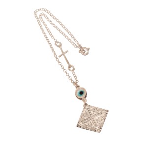 Ασημένιο Γούρι Αυτοκινήτου Μάτι Κωνσταντινάτο