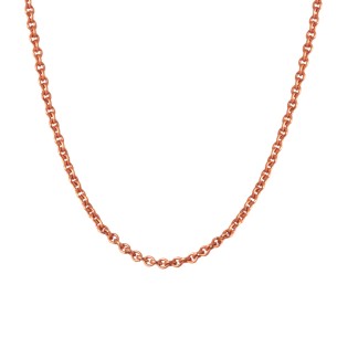 Ροζ χρυσή 9k Aλυσίδα Λαιμού