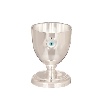 Ορειχάλκινη επάργυρη Αυγοθήκη Μάτι