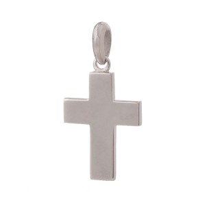 Λευκόχρυσος 18k Ανδρικός Σταυρός