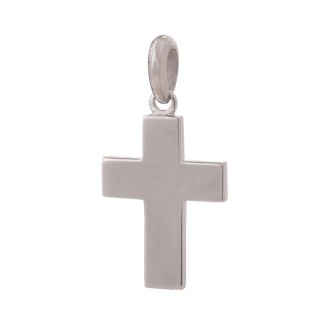 Λευκόχρυσος 18k Ανδρικός Σταυρός