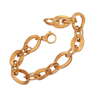 Γυναικείο χρυσό 14k βραχιόλι Αλυσίδα Κρίκοι
