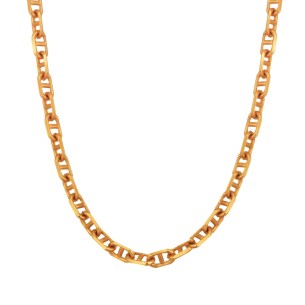 Χρυσή 14k Αλυσίδα Κρίκοι Θ