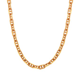 Χρυσή 14k Αλυσίδα Κρίκοι Θ