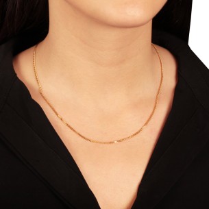 Χρυσή 14k Αλυσίδα Gourmet