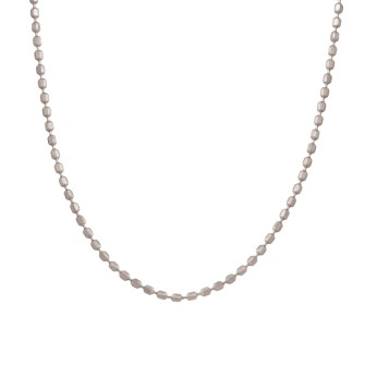 Λευκόχρυση 14k Aλυσίδα Λαιμού