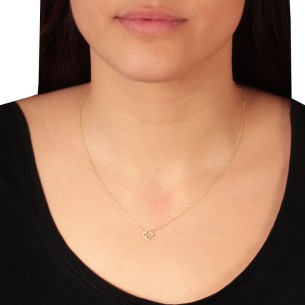 Χρυσό 9k κολιέ Σταυρός