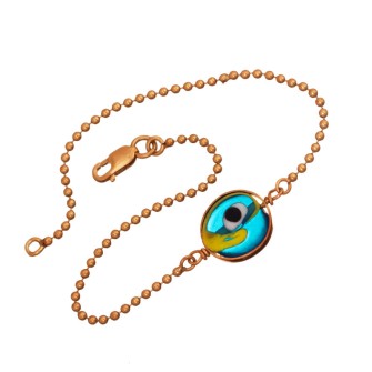 Γυναικείο χρυσό 18k βραχιόλι Μάτι