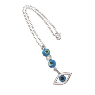 Ασημένιο Γούρι Αυτοκίνητο Μάτια