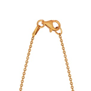 Ασημένιο επίχρυσο κολιέ Αλυσίδα Ψάρι