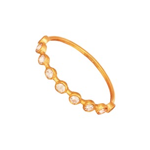 Γυναικείο χρυσό 14k δαχτυλίδι Μισόβερο