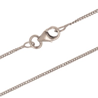 Λευκόχρυση 14k Αλυσίδα Gourmet