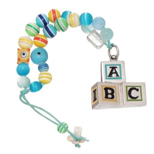 Ασημένιο παιδικό γούρι Αλφάβητο