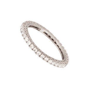 Λευκόχρυσο 14k δαχτυλίδι Σειρέ Ολόβερο