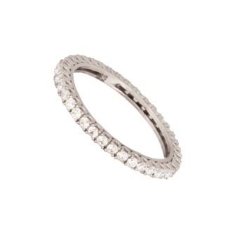 Λευκόχρυσο 14k δαχτυλίδι Σειρέ Ολόβερο