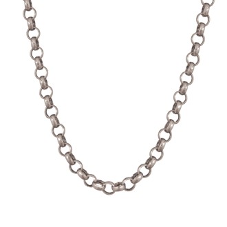 Λευκόχρυση 14k Αλυσίδα Κρίκοι