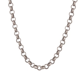 Λευκόχρυση 14k Αλυσίδα Κρίκοι