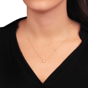 Χρυσό 9k κολιέ Σταυροί Φίλντισι