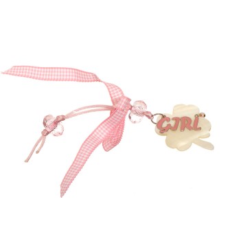 Φιλντισένιο τετράφυλλο με ασημένιο 