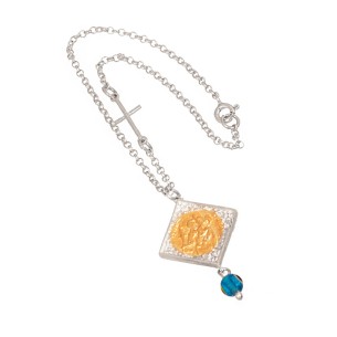 Ασημένιο Γούρι Αυτοκινήτου 'Αγ. Χριστόφορος