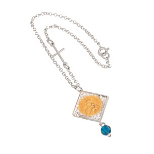 Ασημένιο Γούρι Αυτοκινήτου 'Αγ. Χριστόφορος