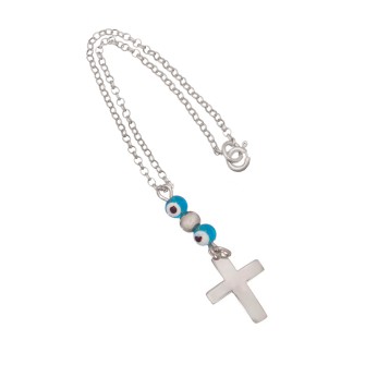 Ασημένιο Γούρι Αυτοκινήτου Σταυρός