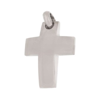 Λευκόχρυσος 14k Ανδρικός Σταυρός