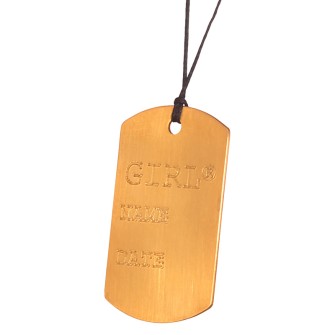 Κολιέ κορδόνι ορειχάλκινη Ταυτότητα Κορίτσι Girl