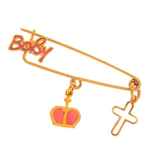 Επίχρυση παιδική Παραμάνα Μωρό Κορίτσι Γούρια