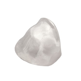 Ασημένιο επιπλατινωμένο δαχτυλίδι Κόκκαλο