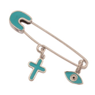 Επιπλατινωμένη παιδική Παραμάνα Σταυρός Μάτι