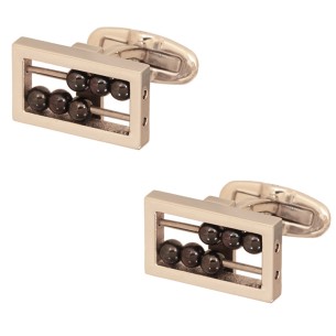 Ατσάλινα επάργυρα Μανικετόκουμπα Μπίλιες