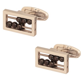 Ατσάλινα επάργυρα Μανικετόκουμπα Μπίλιες