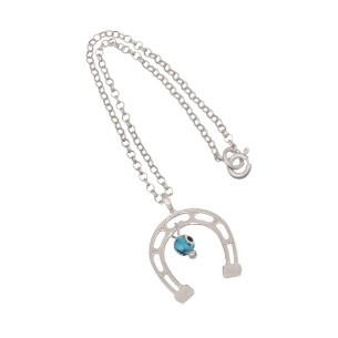 Ασημένιο Γούρι Αυτοκινήτου Πέταλο Μάτι