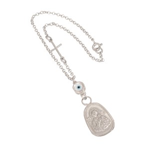 Ασημένιο Γούρι Αυτοκινήτου Αγ.Χριστόφορος