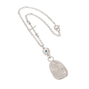 Ασημένιο Γούρι Αυτοκινήτου Αγ.Χριστόφορος