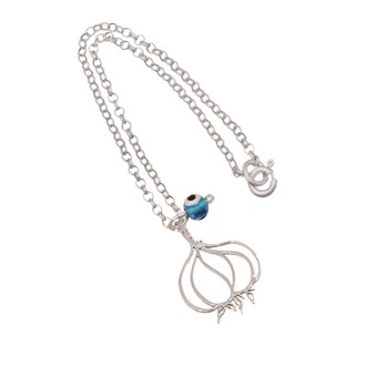 Ασημένιο Γούρι Αυτοκινήτου Σκόρδο Μάτι