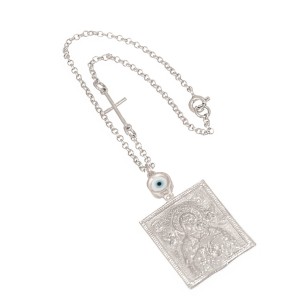 Ασημένιο Γούρι Αυτοκινήτου Άγιος Χριστόφορος