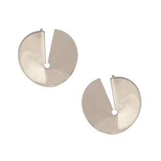 Ασημένια επίχρυσα σκουλαρίκια Κύκλοι