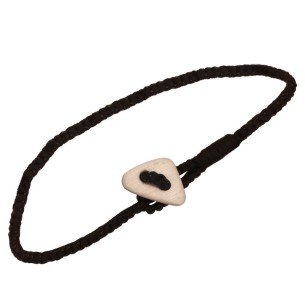 Βραχιόλι κορδόνι ασημένιο Τρίγωνο