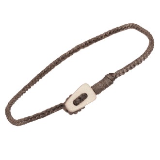 Βραχιόλι κορδόνι ασημένιο Παραλληλόγραμμο