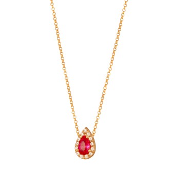 Χρυσό 9k κολιέ Σταγόνα