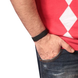 Βραχιόλι κορδόνια ασημένια Τρίγωνα