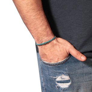 Βραχιόλι κορδόνι ασημένιοι Δίσκοι