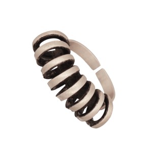 Ασημένιο δαχτυλίδι Βέρα Σπιράλ