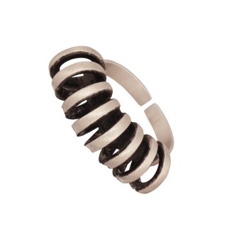 Ασημένιο δαχτυλίδι Βέρα Σπιράλ