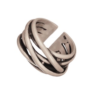 Ασημένιο δαχτυλίδι Βέρα Γραμμές