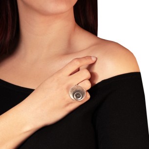 Ασημένιο δαχτυλίδι Κύκλοι