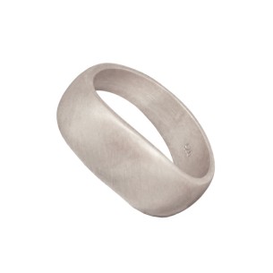 Ασημένιο επιπλατινωμένο δαχτυλίδι Βέρα